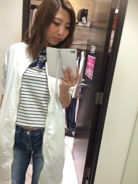 「SpRay（スプレイ）のアイテム（財布/小物）」を使った、yurie koikeさん（レディース・165cm）の春コーディネート