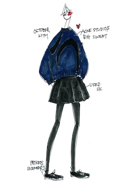 「タックスカート」｜「アイテム（その他）」を使った、YUCOillustさん（レディース・163cm）の秋コーディネート