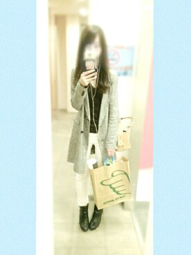 「パールアクセ」｜「アイテム（その他アウター）」を使った、yuuuukaさん（レディース・169cm）の春コーディネート