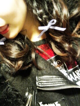 「アイテム（アンサンブル、レッド系）」を使った、ひなのーずさん（レディース・158cm）の春コーディネート