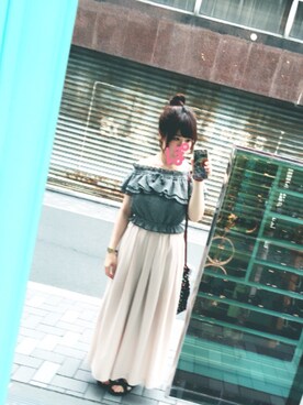 みぽこさん（レディース・153cm）の夏コーディネート