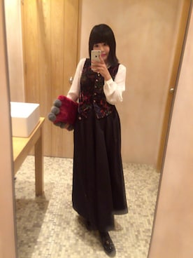 「skirt」｜「アイテム（その他シューズ）」を使った、ちゅんさん（レディース・160cm）の冬コーディネート