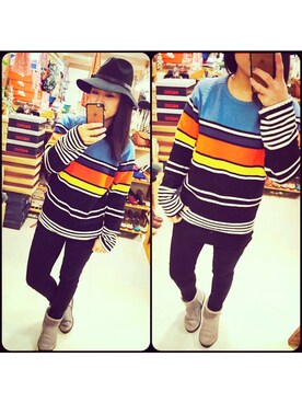 misatoさん（レディース・161cm）の冬コーディネート