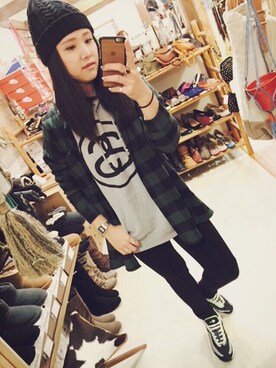 misatoさん（レディース・161cm）の冬コーディネート