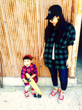 「MAPLE COMICS（メイプルコミックス）のアイテム」を使った、misatoさん（レディース・161cm）の秋コーディネート