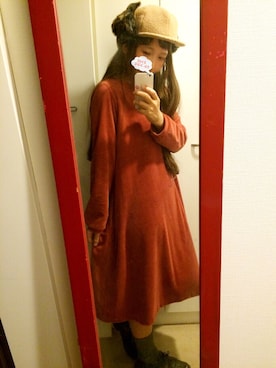 「override 」｜cocoさん（レディース・156cm）の冬コーディネート