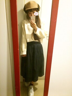 「Crisp」｜cocoさん（レディース・156cm）の冬コーディネート