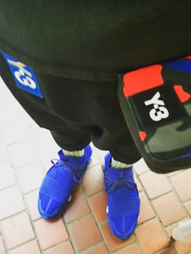 「Y-3（ワイスリー）のアイテム（その他）」を使った、じゅんじゅんさん（メンズ・176cm）の冬コーディネート