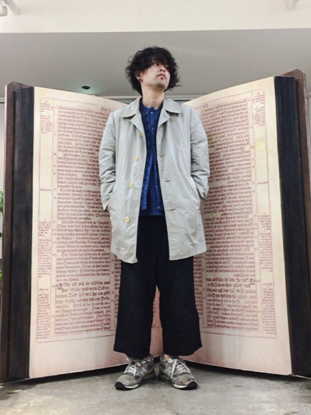 COMME des GARCONS HOMMEのピーコートを使った人気ファッション