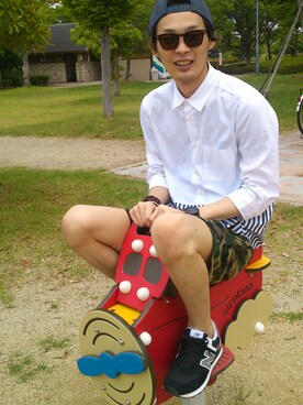 ナオヤさん（メンズ・175cm）の夏コーディネート