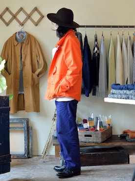 「hat」｜ajouterさん（メンズ・173cm）の冬コーディネート