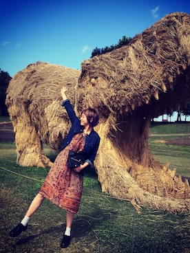 なを。さん（レディース・175cm）の秋コーディネート