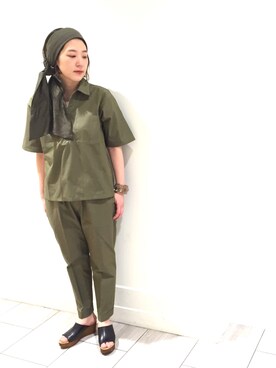 「AURALEE」｜FUJIMOTOさん（レディース・155cm）の春コーディネート