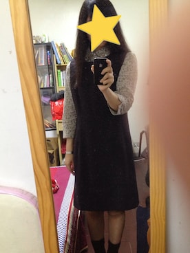 「bears storyのアイテム（シャツ/ブラウス、その他）」を使った、Hannahさん（レディース・163cm）の秋コーディネート