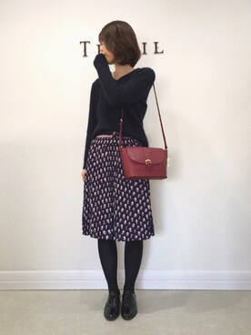 「Riletto（リレット）のアイテム」を使った、nobuさん（レディース・170cm）の冬コーディネート