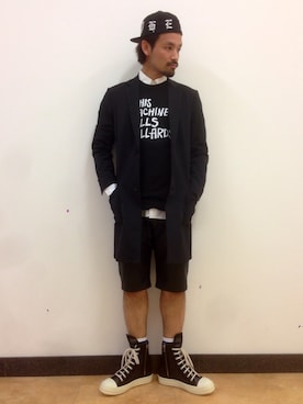 「L.H.P（エルエイチピー）のアイテム（その他アウター）」を使った、LHP大阪店 嶋村さん（メンズ・175cm）の春コーディネート