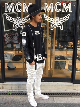 「L.H.P（エルエイチピー）のアイテム（スニーカー）」を使った、LHP大阪店 嶋村さん（メンズ・175cm）の秋コーディネート