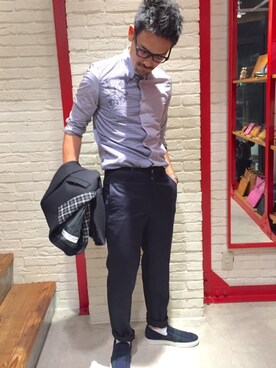 LHP大阪店 嶋村さん（メンズ・175cm）の秋コーディネート