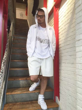 LHP大阪店 嶋村さん（メンズ・175cm）の春コーディネート