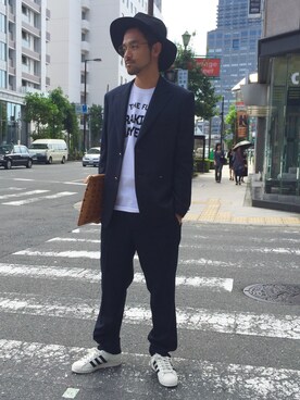 LHP大阪店 嶋村さん(メンズ・175cm)の秋コーディネート