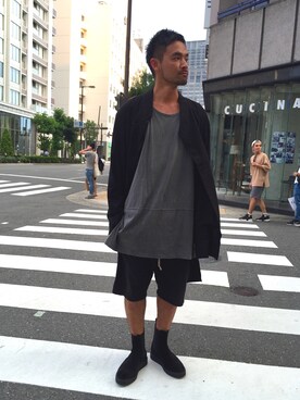 「dgnak」｜LHP大阪店 嶋村さん（メンズ・175cm）の夏コーディネート