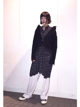 「A.P.C.（アーペーセー）のアイテム（その他アウター）」を使った、maaaaさん（レディース・168cm）の秋コーディネート