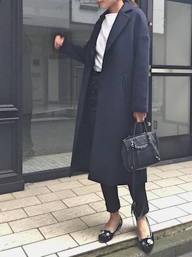 「Charlotte Olympia（シャーロットオリンピア）のアイテム（バレエシューズ）」を使った、tsumuyuriさん（レディース・164cm）の秋コーディネート