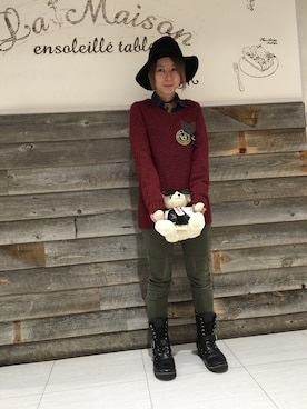 Claraさん(レディース・157cm)の秋コーディネート