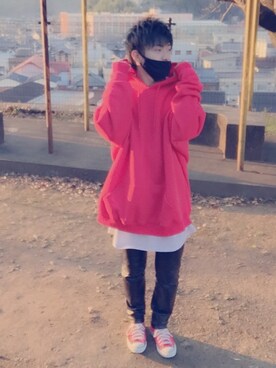 「スピンズ」｜AnBEさん（メンズ・165cm・10代）の冬コーディネート