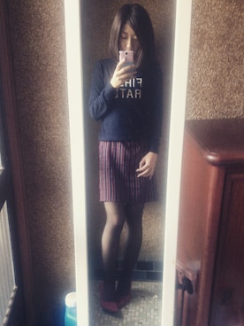 moomさん（レディース・161cm）の冬コーディネート