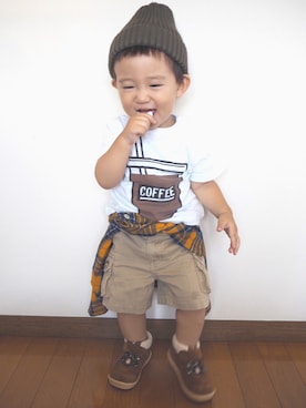 soumamaさん（キッズ・80cm）の秋コーディネート