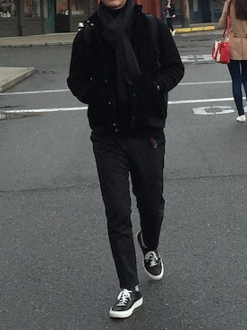 「COMMON PROJECTS（コモンプロジェクト）のアイテム（シューズ）」を使った、kenchimさん（メンズ・168cm）の春コーディネート