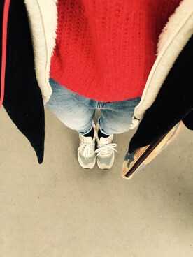 「アイテム（クラッチバッグ、その他）」を使った、Ayunaさん（レディース・171cm）の冬コーディネート