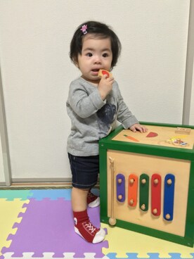 ☆yuuuuua☆さん（キッズ・70cm）の秋コーディネート