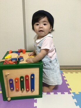 「ドラフトGAP」｜☆yuuuuua☆さん（キッズ・70cm）の夏コーディネート