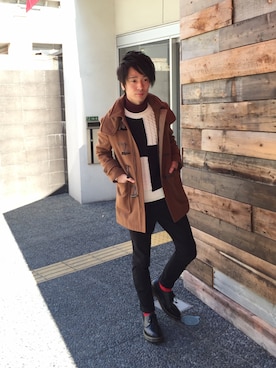 shunさん（メンズ・176cm）の冬コーディネート