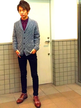 shunさん（メンズ・176cm）の春コーディネート