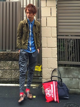 shunさん（メンズ・176cm）の春コーディネート