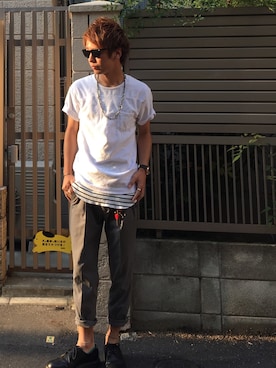 shunさん（メンズ・176cm）の夏コーディネート