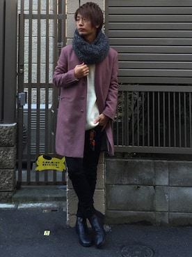 shunさん（メンズ・176cm）の冬コーディネート