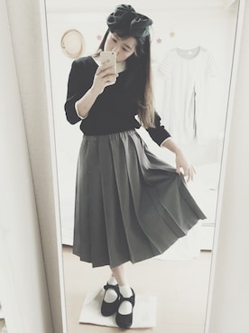 「LIMI feu（リミフゥ）のアイテム」を使った、sakiさん（レディース・161cm）の春コーディネート