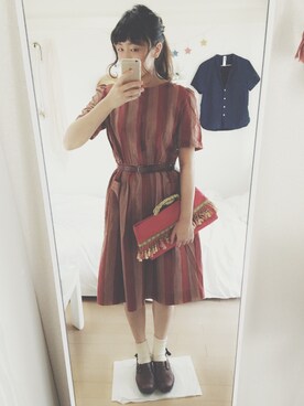 「アイテム（その他シューズ）」を使った、sakiさん（レディース・161cm・10代）の春コーディネート