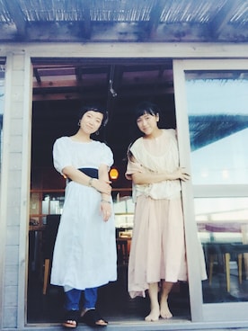 「アイテム（ワンピース/ドレス）」を使った、sakiさん（レディース・161cm・10代）の夏コーディネート