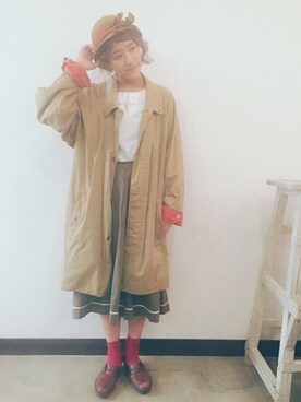 「アイテム（その他シューズ）」を使った、sakiさん（レディース・161cm・10代）の秋コーディネート