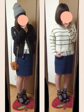 aya.mさん（レディース・158cm）の春コーディネート