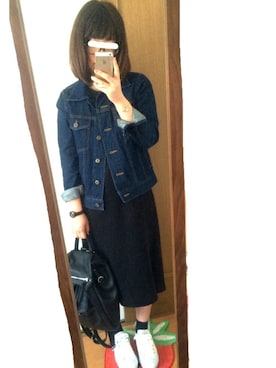 「Marc by Marc Jacobs（マークバイマークジェイコブス）のアイテム（アクセサリー）」を使った、aya.mさん（レディース・158cm）の春コーディネート