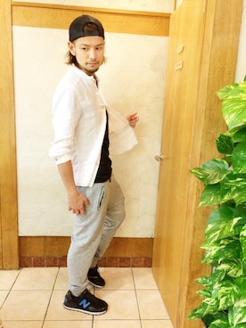 「WC（ダブル シー）のアイテム」を使った、橋元リョウイチさん（メンズ・179cm）の冬コーディネート