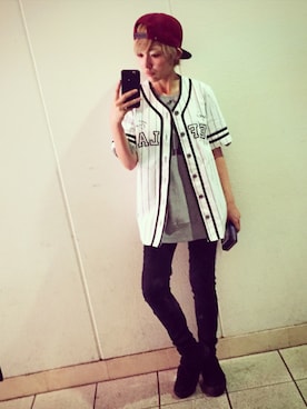 「アイテム（パンツ）」を使った、KyoNさん（レディース・160cm）の春コーディネート