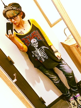 「アイテム（ブレスレット）」を使った、KyoNさん（レディース・160cm・20代）の夏コーディネート