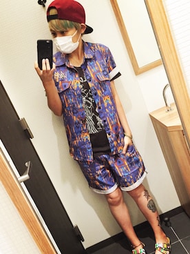 「ボーイッシュ」｜KyoNさん（レディース・160cm）の夏コーディネート